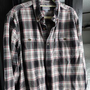 Carhartt Heavy Duty Flannel Shirt Men's XL
